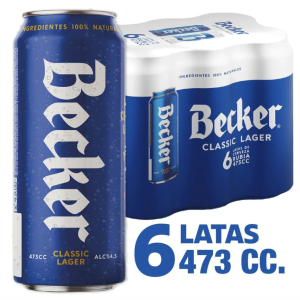 CERVEZA BECKER 4.5G 0.473 6 PACK